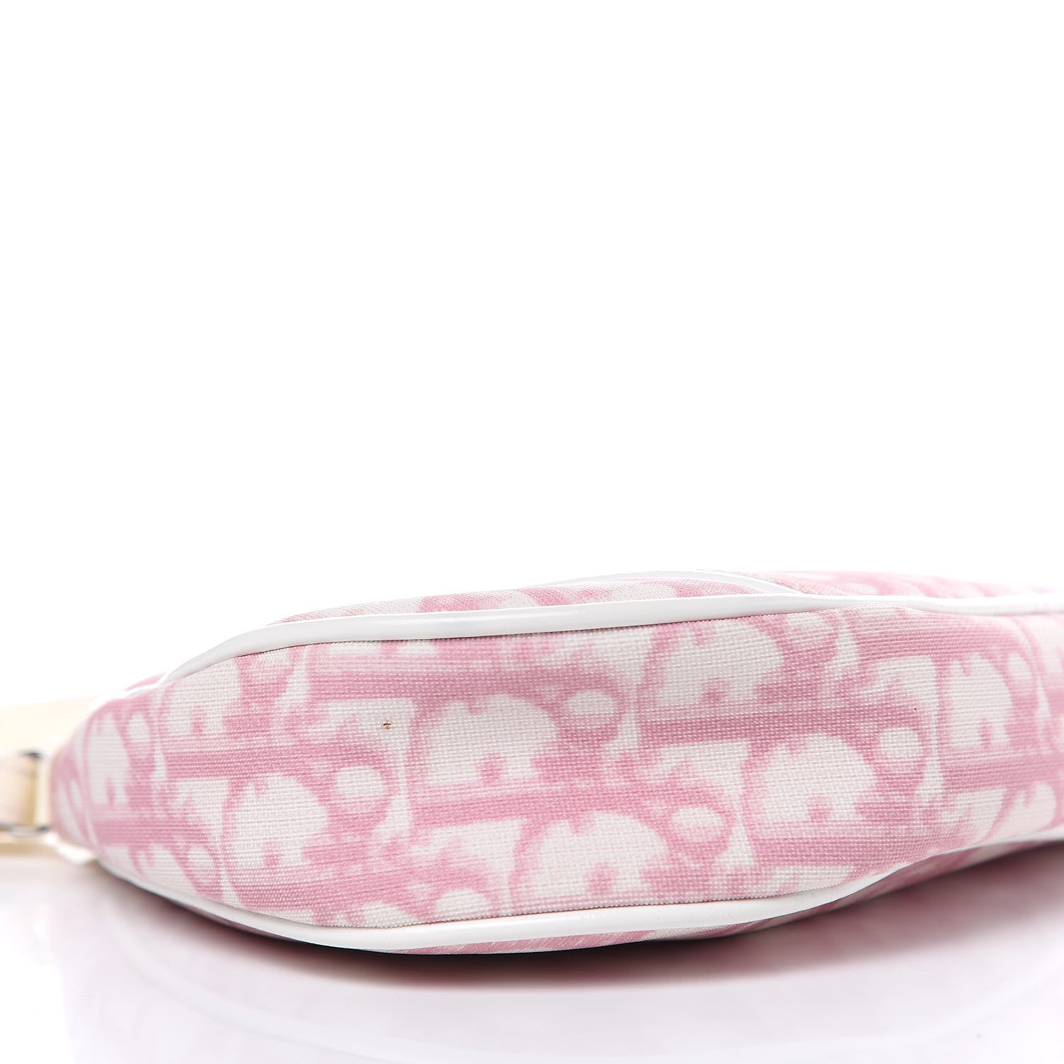 Christian Dior Monogram Mini Saddle Pochette Pink 12 of 15
