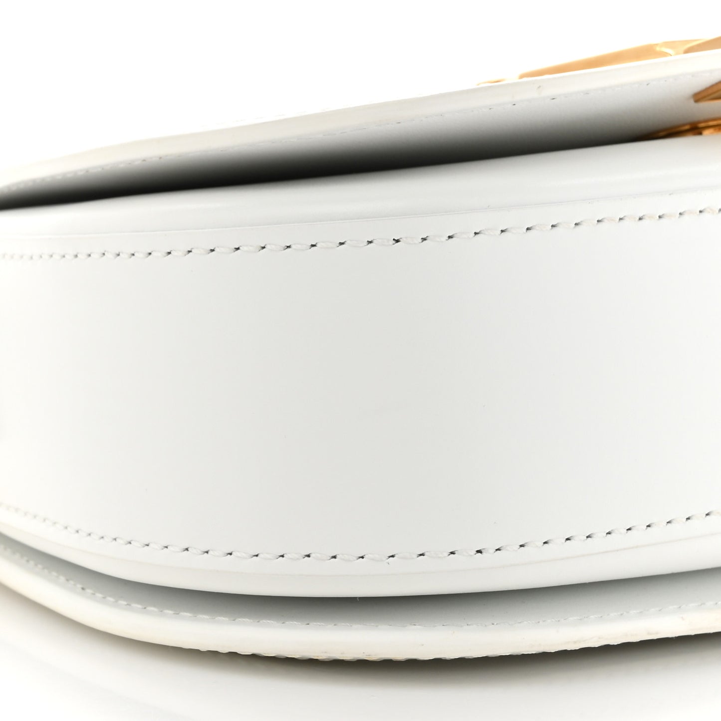 Calfskin Small Greca Goddess Shoulder Bag Optical White