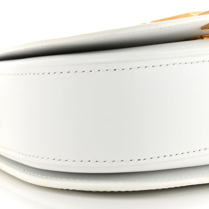 Versace Calfskin Small Greca Goddess Shoulder Bag Optical White 9 of 11