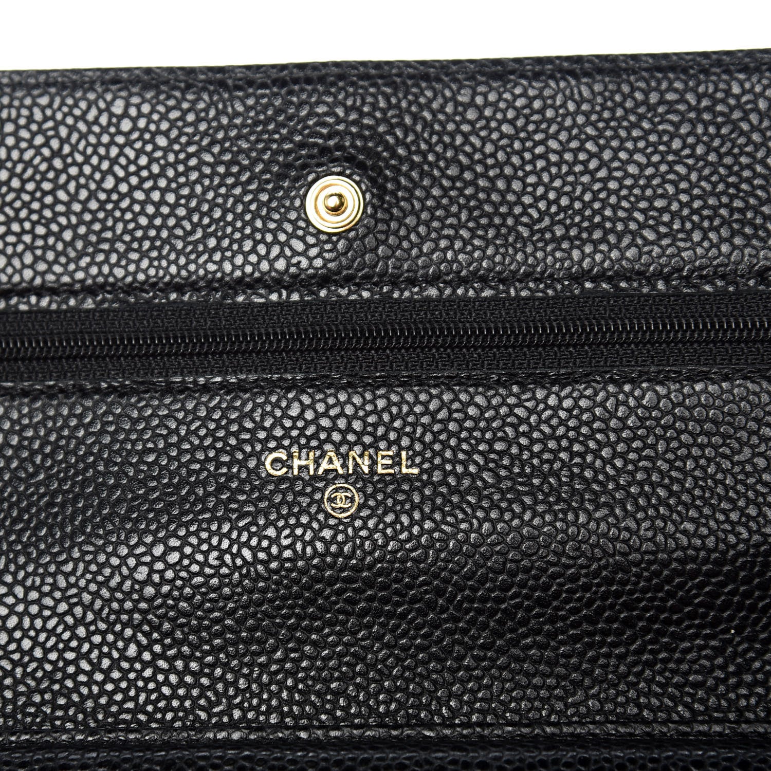 Chanel Caviar Quilted Wallet On Chain WOC Black 8 of 11