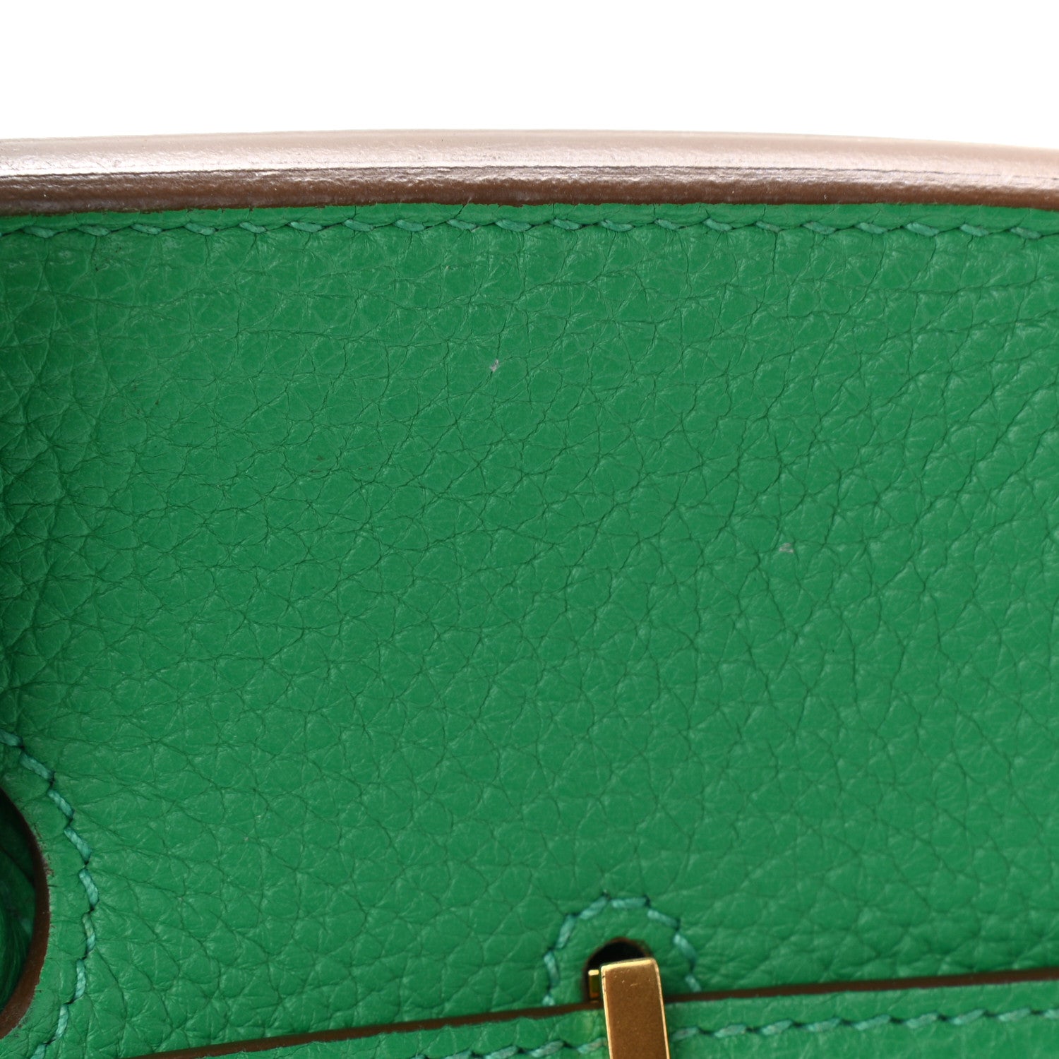 Hermes Taurillon Clemence Birkin 35 Menthe 11 of 15