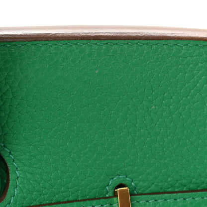 Hermes Taurillon Clemence Birkin 35 Menthe 11 of 15