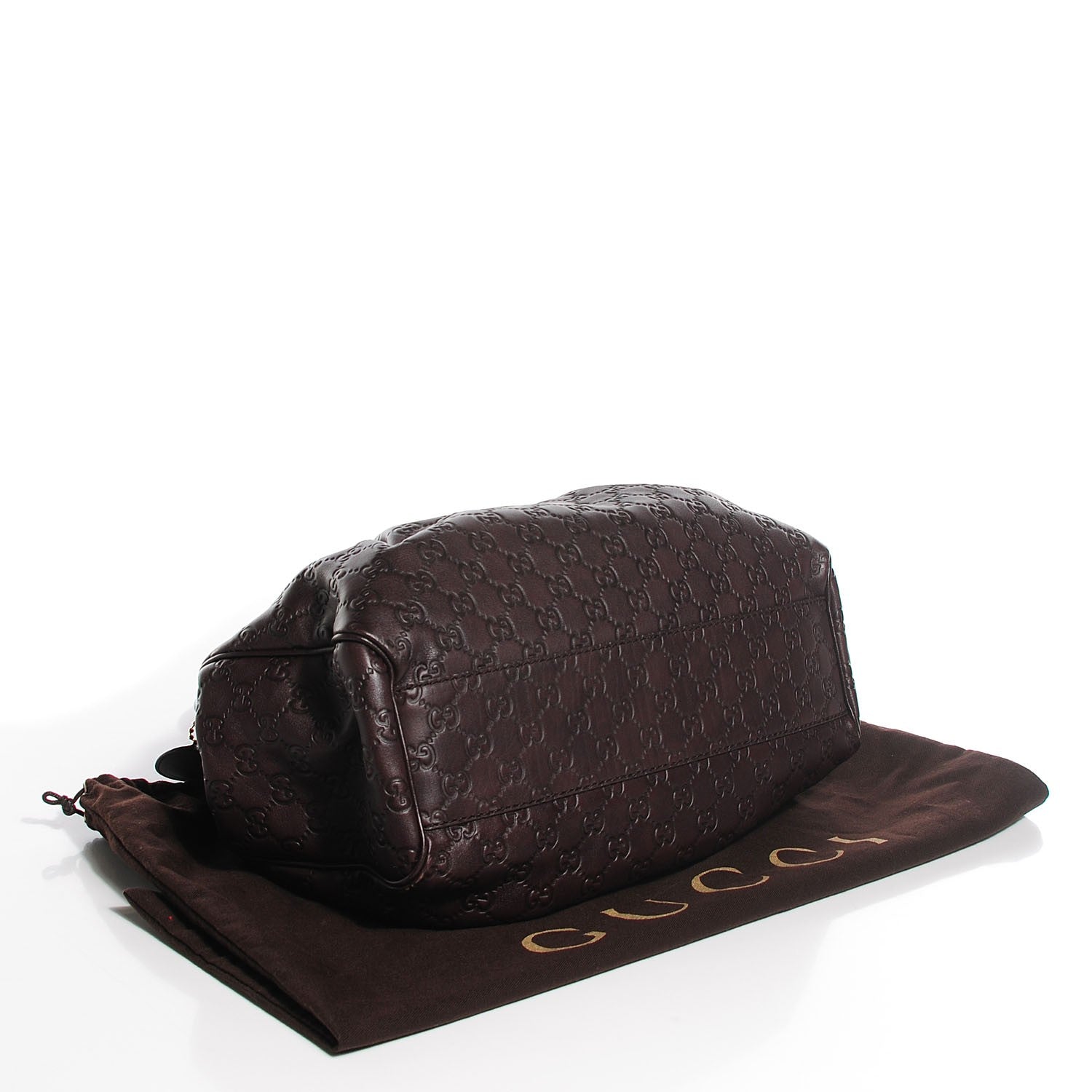 Gucci Guccissima Medium Sukey Tote Chocolate 4 of 7