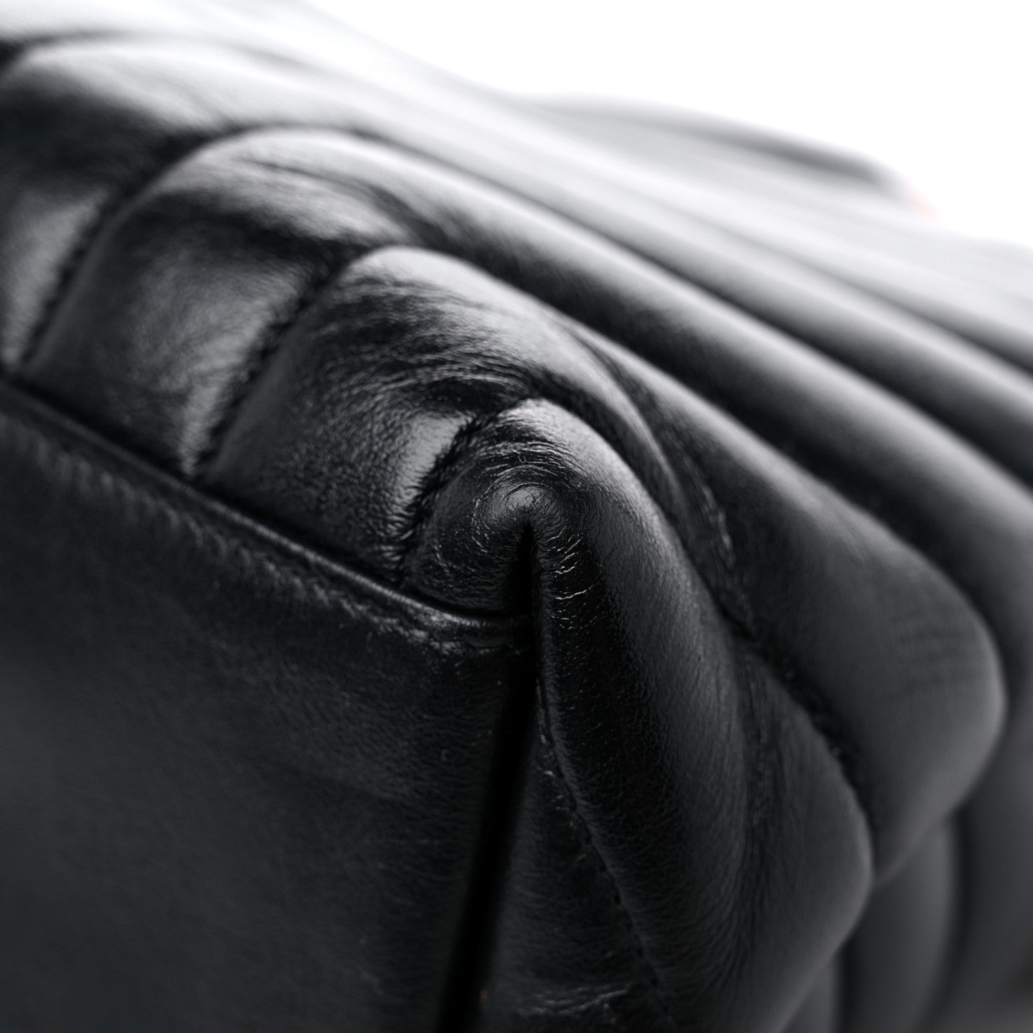 Saint Laurent Calfskin Y Quilted Monogram Medium Loulou Chain Satchel Black 13 of 21