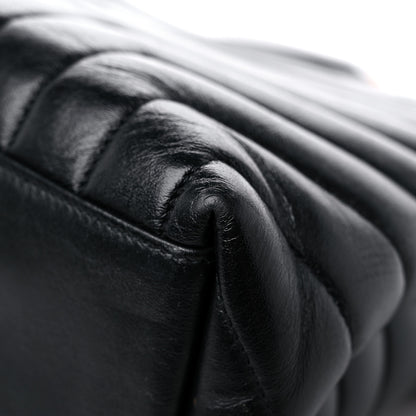 Saint Laurent Calfskin Y Quilted Monogram Medium Loulou Chain Satchel Black 13 of 21