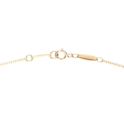 Tiffany 18K Yellow Gold 16mm Elsa Peretti Open Heart Pendant Necklace 4 of 4