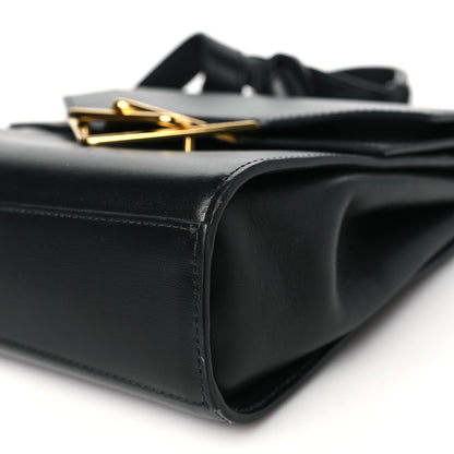 Bottega Veneta Box Calfskin Nappa Clip Bag Black 10 of 11