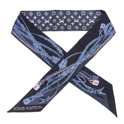 Louis Vuitton Silk Dreamonogram Bandeau Grey Glitter 1 of 3