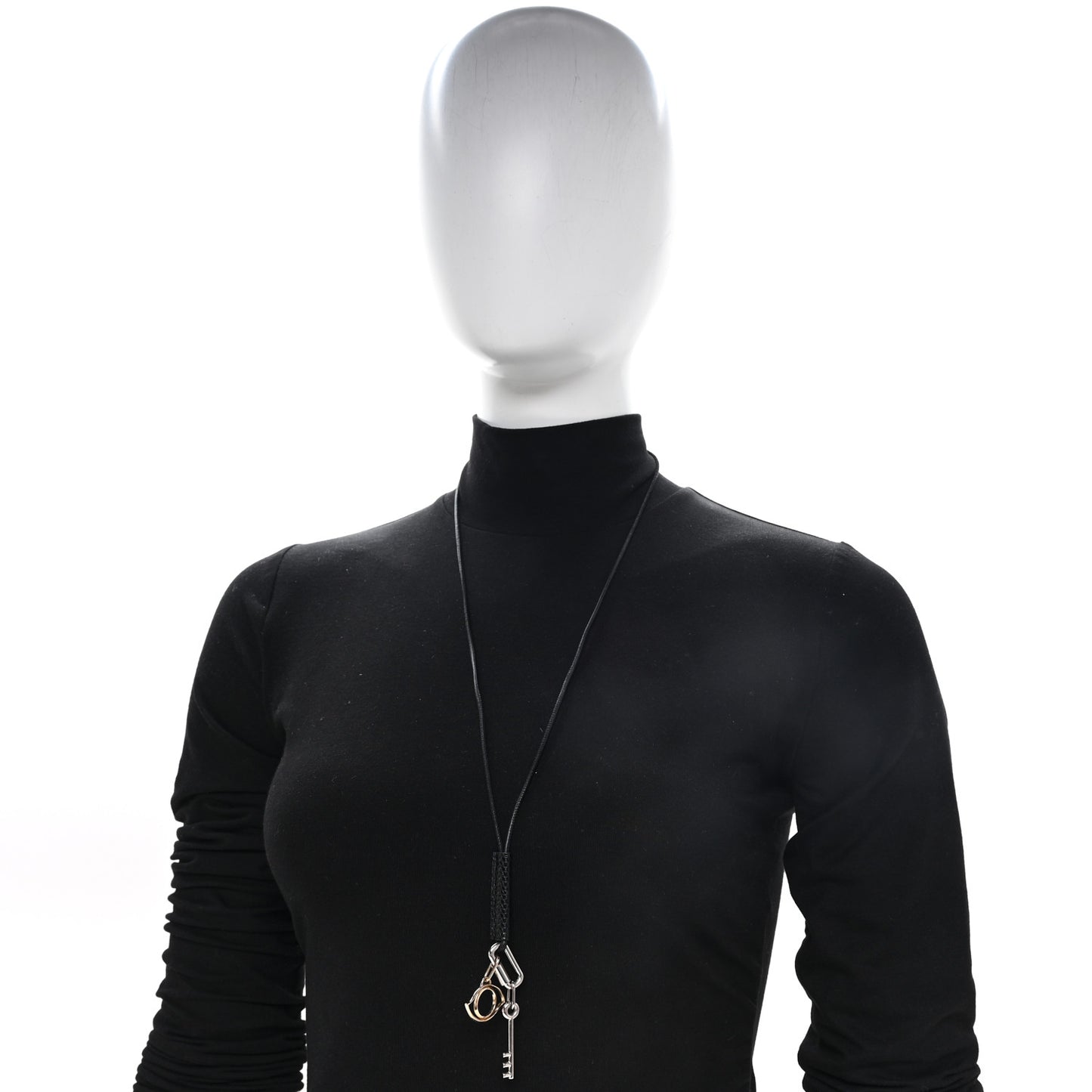 Lizard Palladium Permabrass Curiosite Pendant Necklace Black
