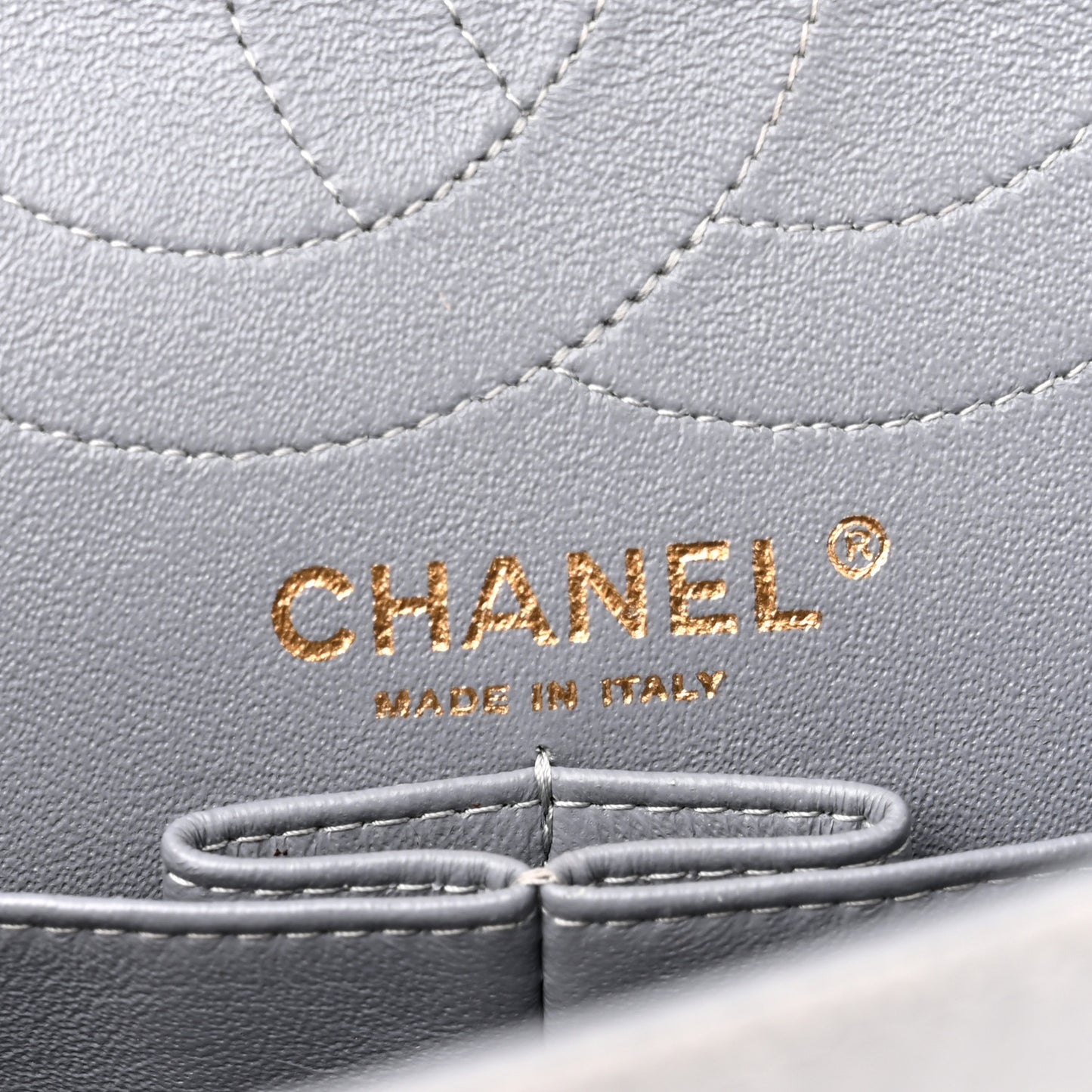 Caviar Quilted 2.55 Reissue 226 Flap Light Grey
