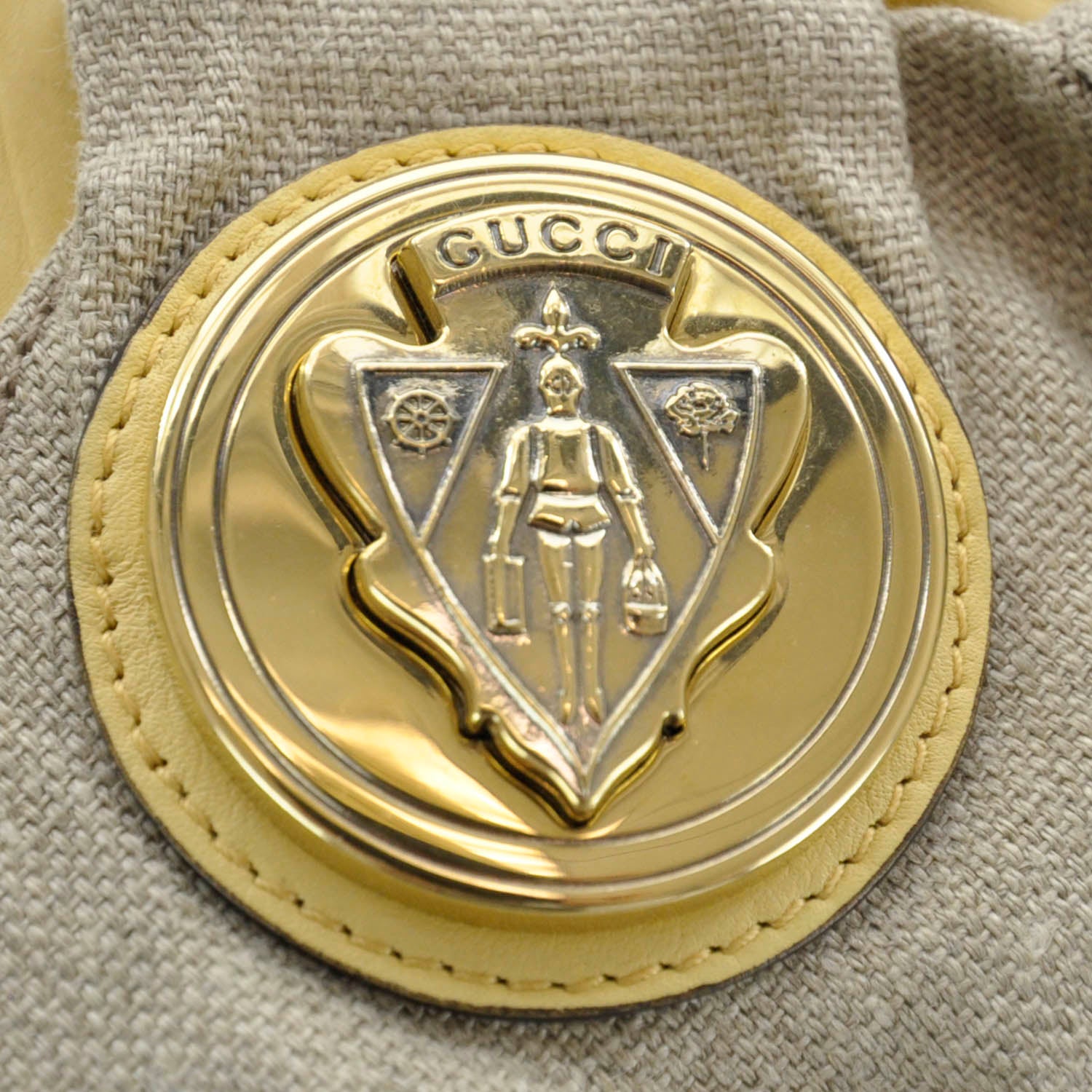 Gucci Canvas Embroidered Hysteria Tote 6 of 9