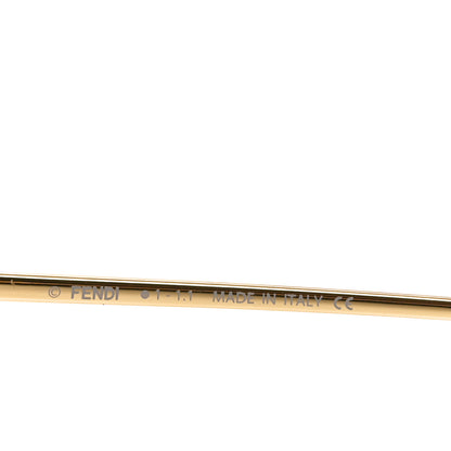Fendi Metal Baguette Square Sunglasses FE40013U Gold Brown 5 of 6