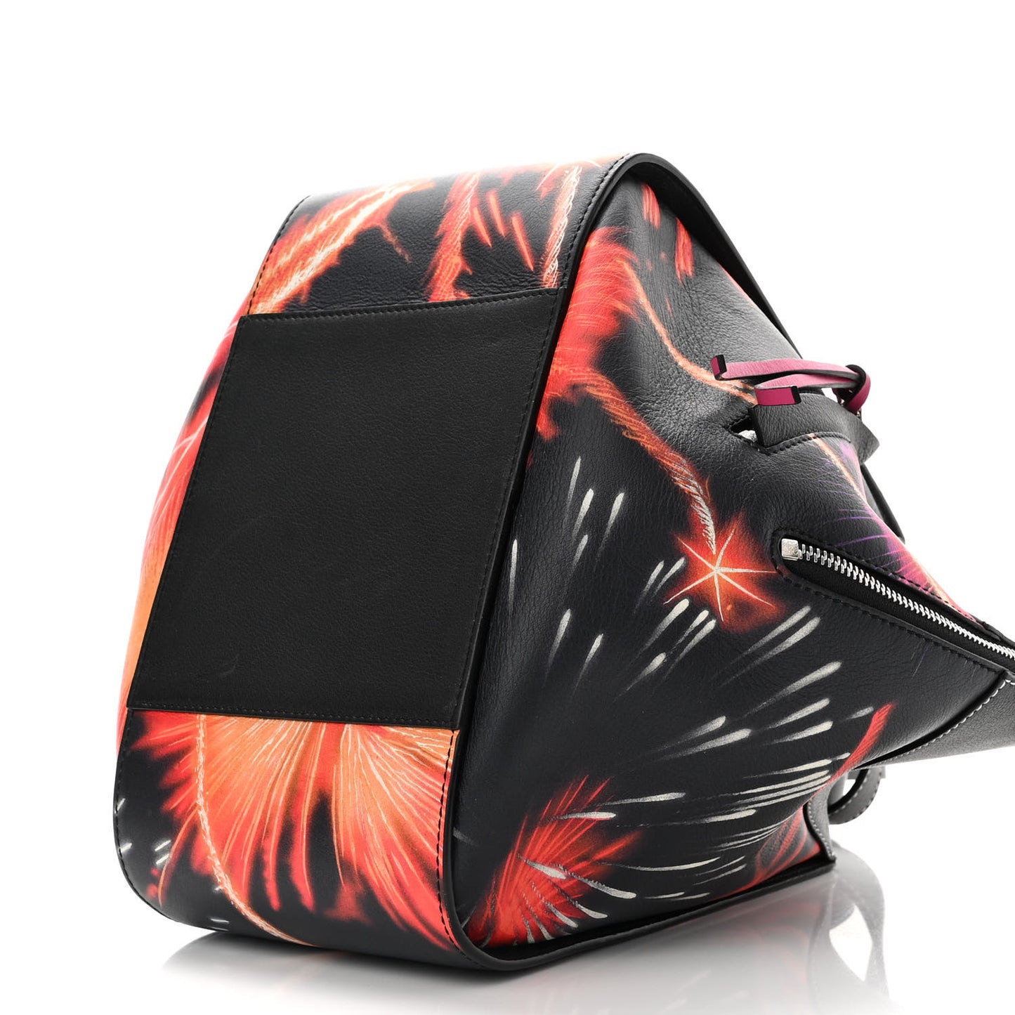 Calfskin Small Lunar New Year 2018 Hammock Shoulder Bag Black Multicolor