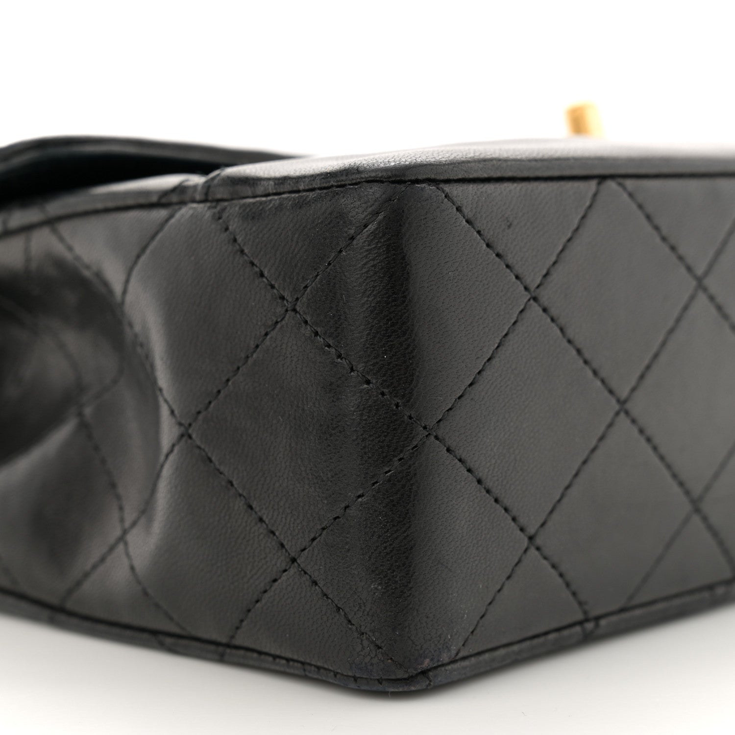 Chanel Lambskin Quilted Small Single Flap With Pouch Black 10 of 15