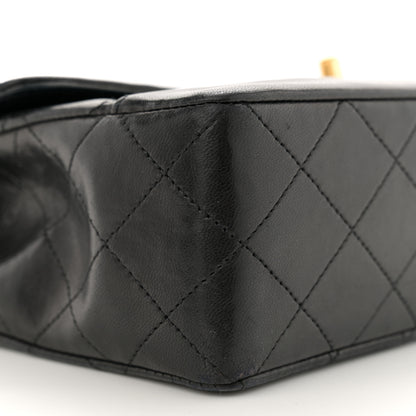 Chanel Lambskin Quilted Small Single Flap With Pouch Black 10 of 15