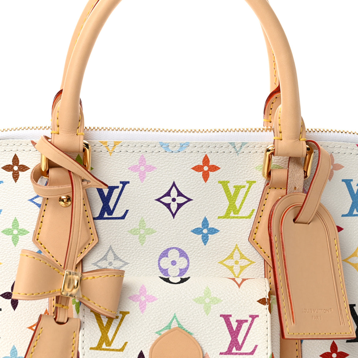 LV x TM Monogram Multicolor Alma Travel White