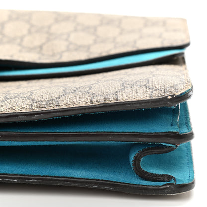 Gucci GG Supreme Monogram Medium Dionysus Shoulder Bag Blue 13 of 14