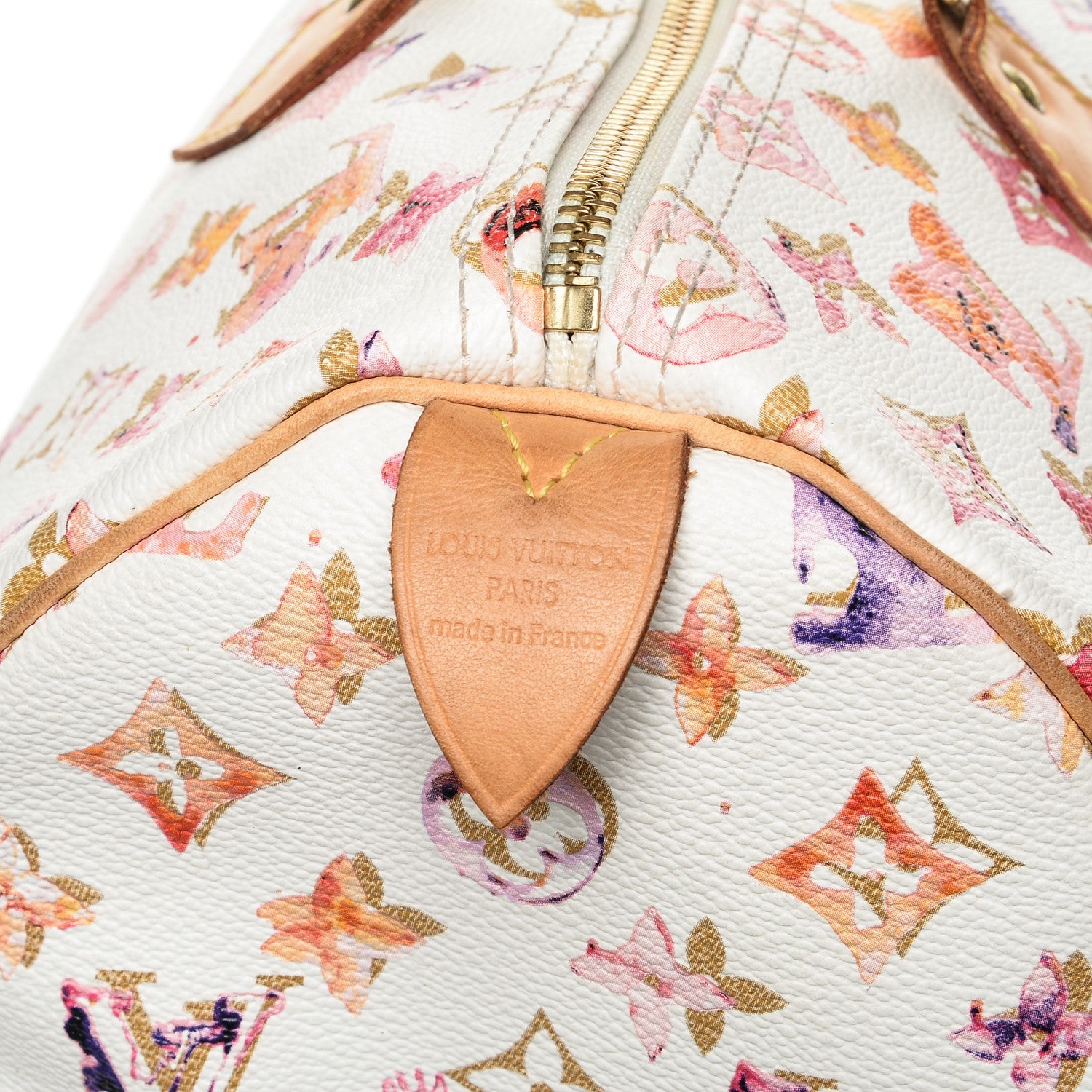 Louis Vuitton Watercolor Aquarelle Speedy 35 White 6 of 7