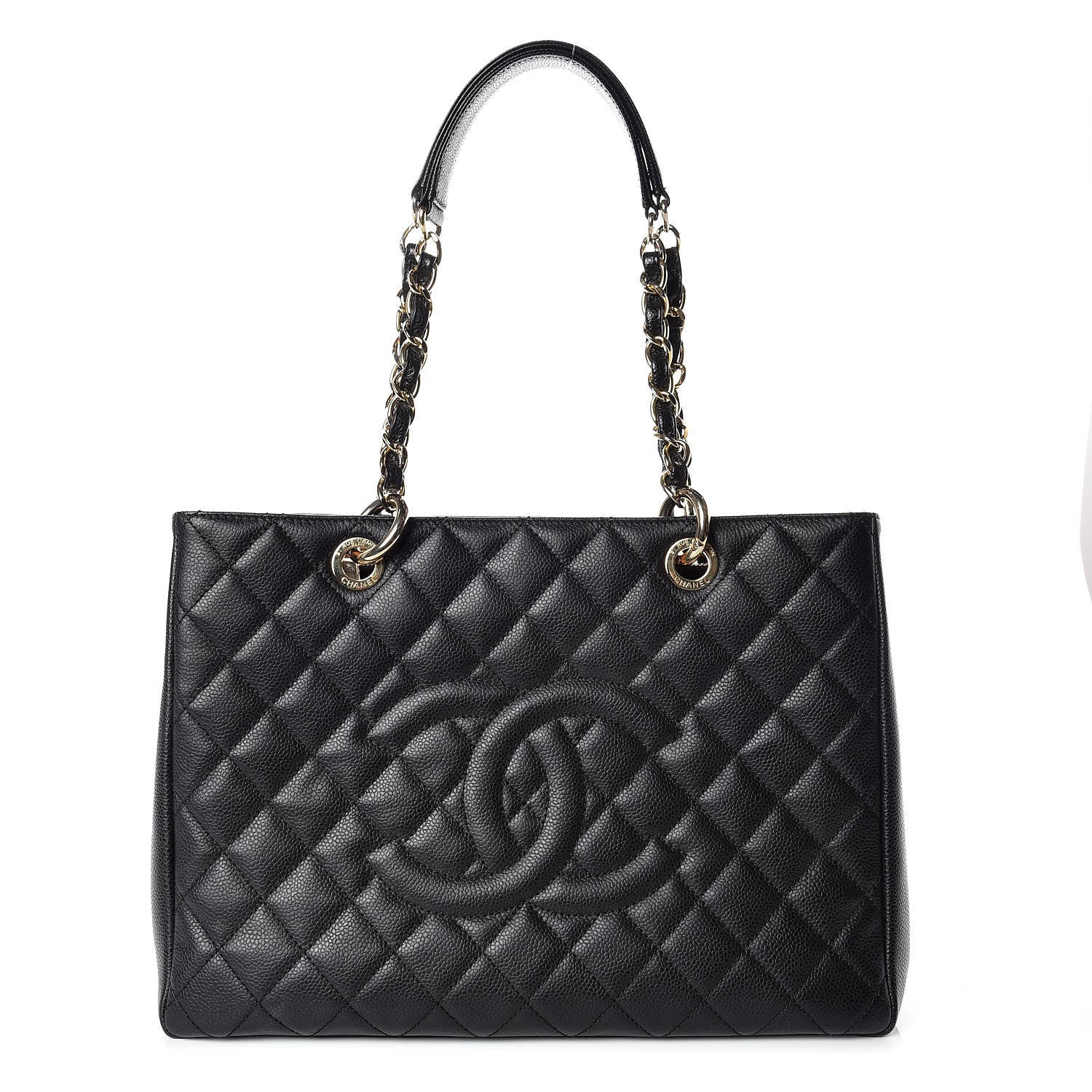 Chanel Caviar Quilted Grand Shopping Tote GST Black 1 of 13