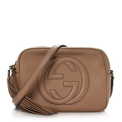 Gucci Pebbled Calfskin Small Soho Disco Bag Camelia 1 of 10