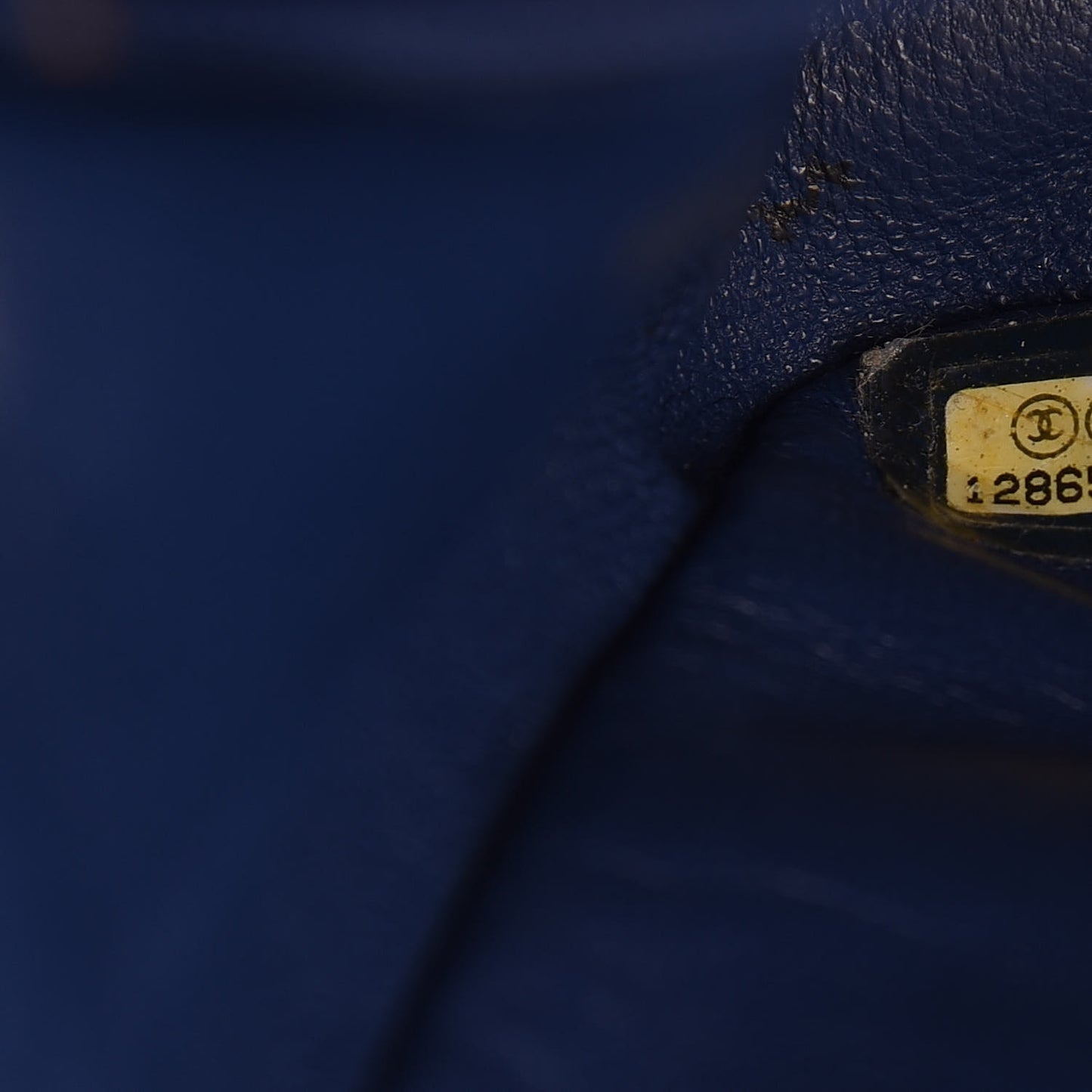 Lambskin Jumbo Single Flap Blue