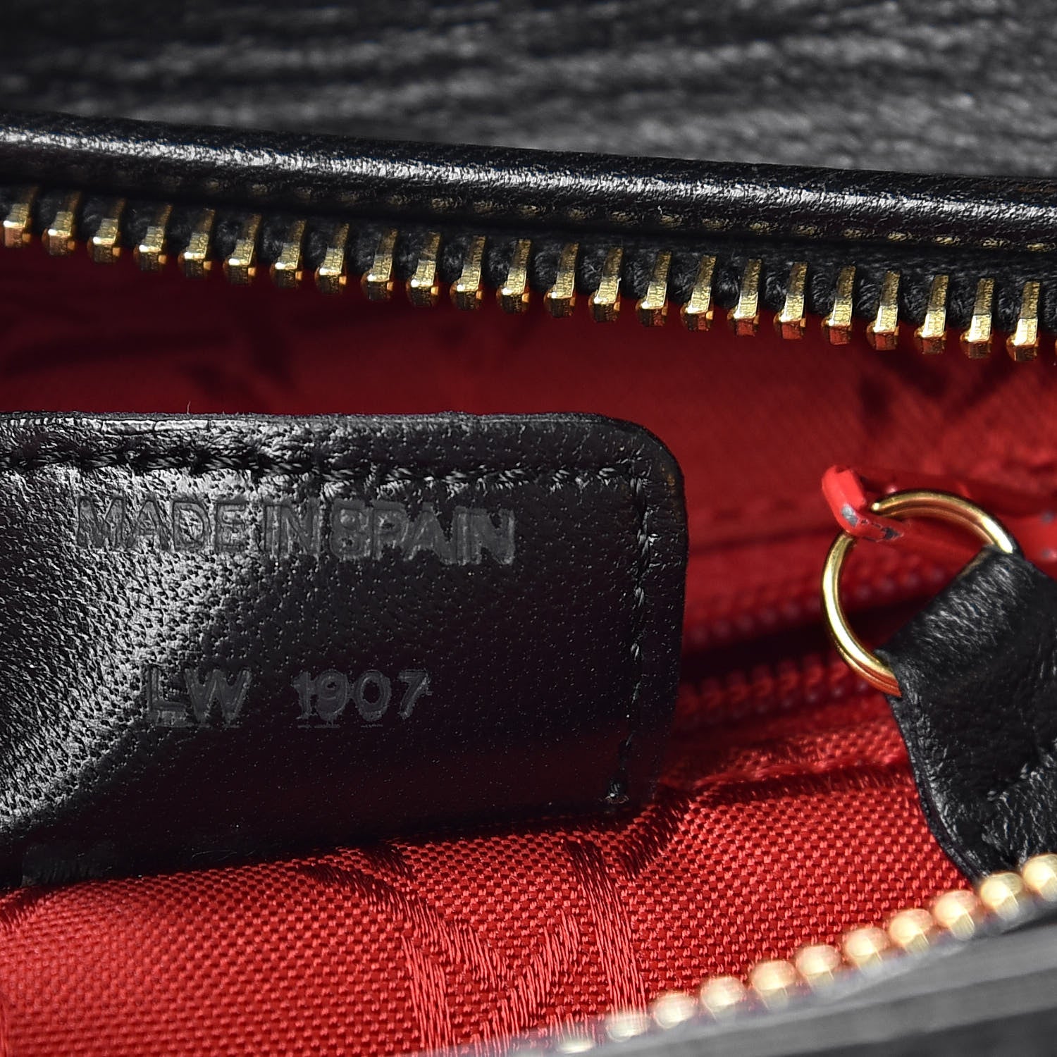Christian Dior Lambskin Cannage Medium Lady Dior Black 7 of 12