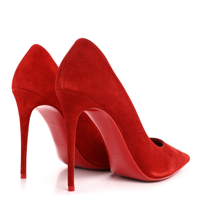Christian Louboutin Veau Velours Kate Max 100 Pumps 37.5 Loubi 5 of 9