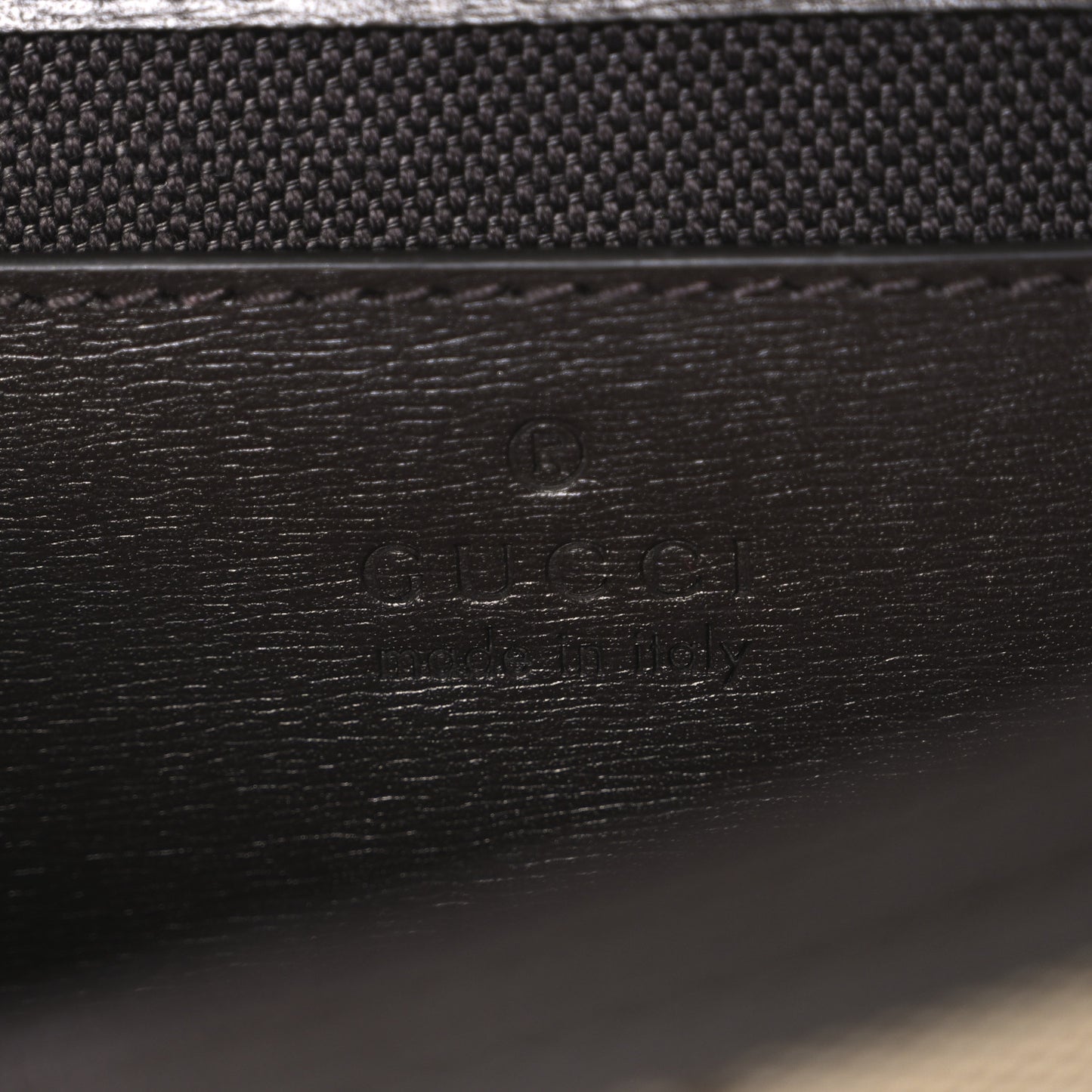 GG Monogram Mini Luce Shoulder Bag Beige Ebony