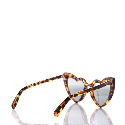 Saint Laurent Acetate Heart Frame Loulou SL181 Sunglasses Tortoise 4 of 11