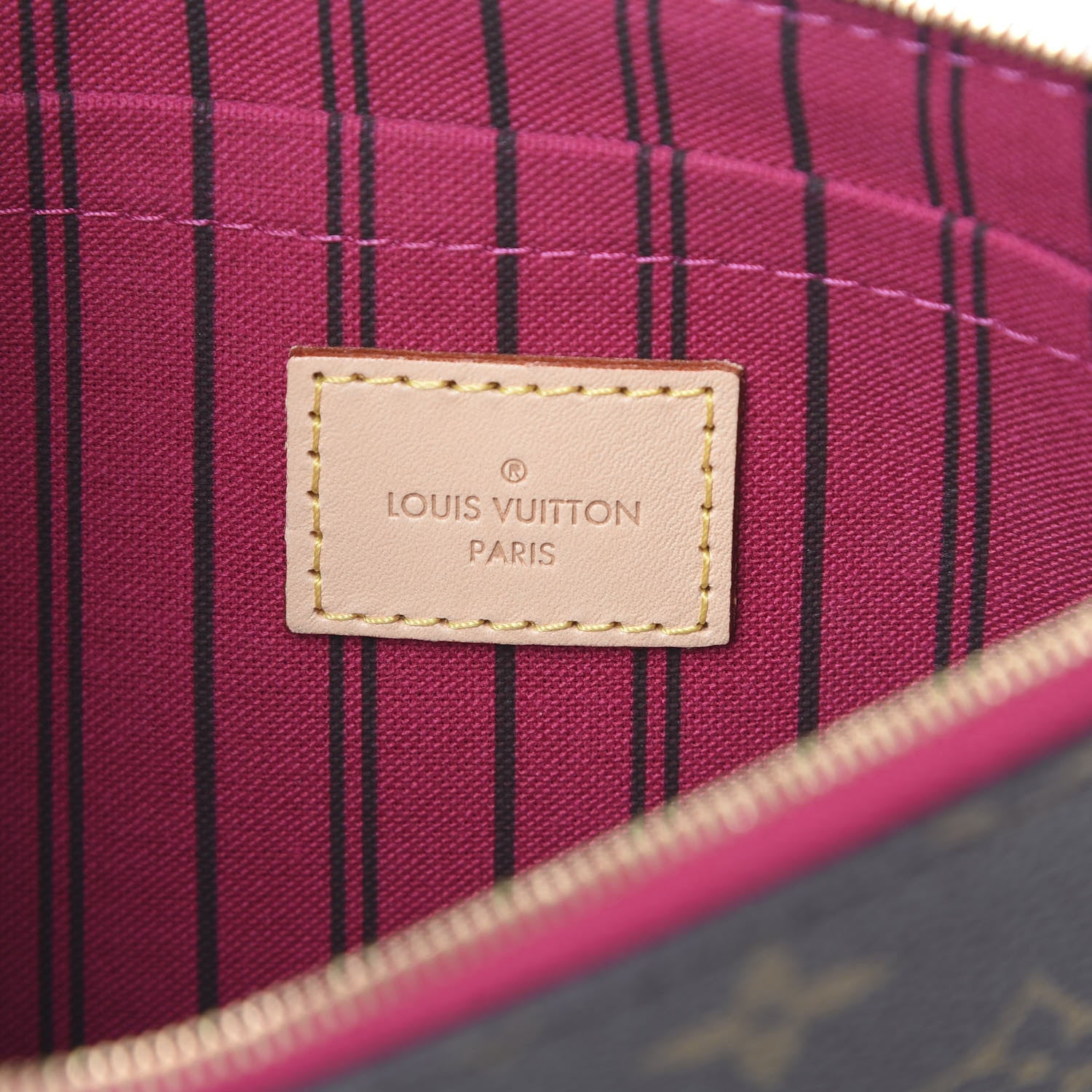 Louis Vuitton Monogram Neverfull PM Pochette Pivoine 5 of 9