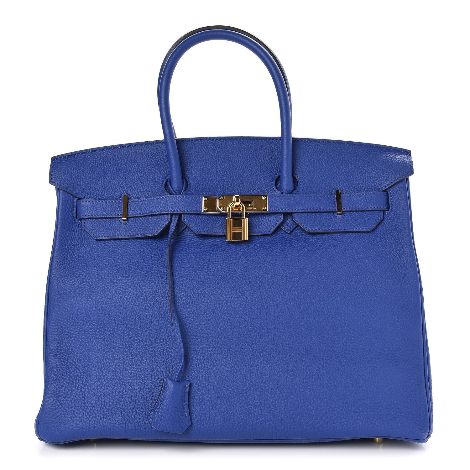 Hermes Togo Birkin 35 Bleu Electrique 1 of 33
