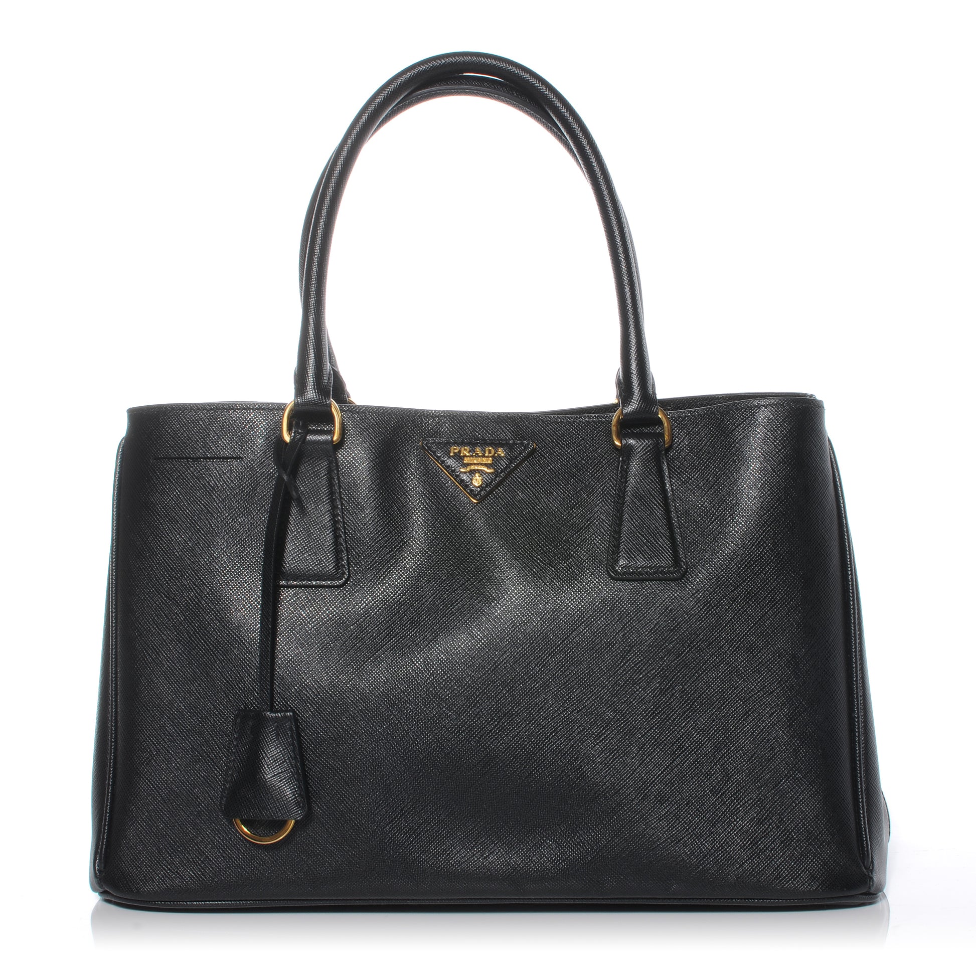 Prada Saffiano Lux Small Tote Nero Black 1 of 10