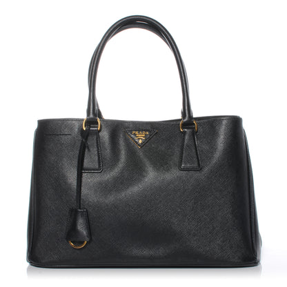 Prada Saffiano Lux Small Tote Nero Black 1 of 10