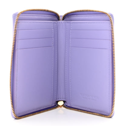Bottega Veneta Nappa Maxi Intrecciato Zip Around Wallet Wisteria 5 of 7