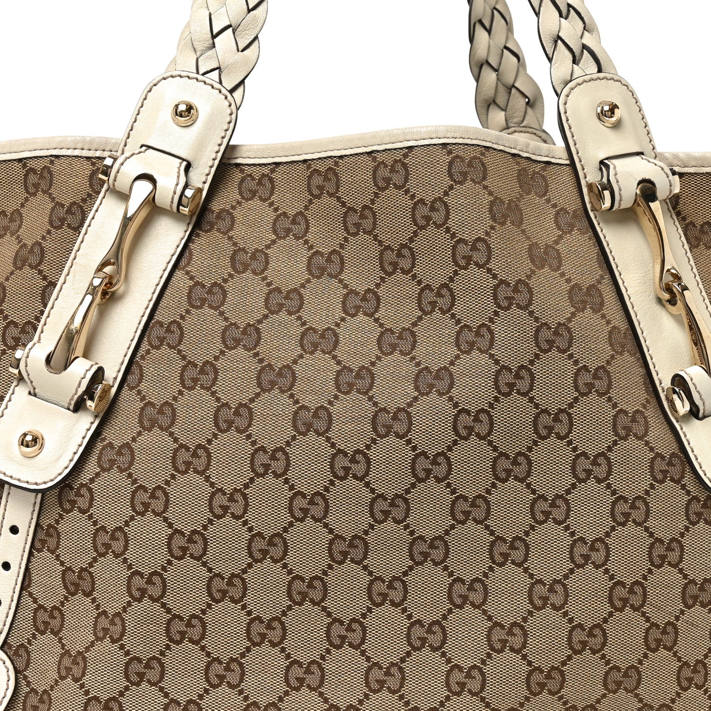 Monogram Medium Pelham Shoulder Bag  Off White
