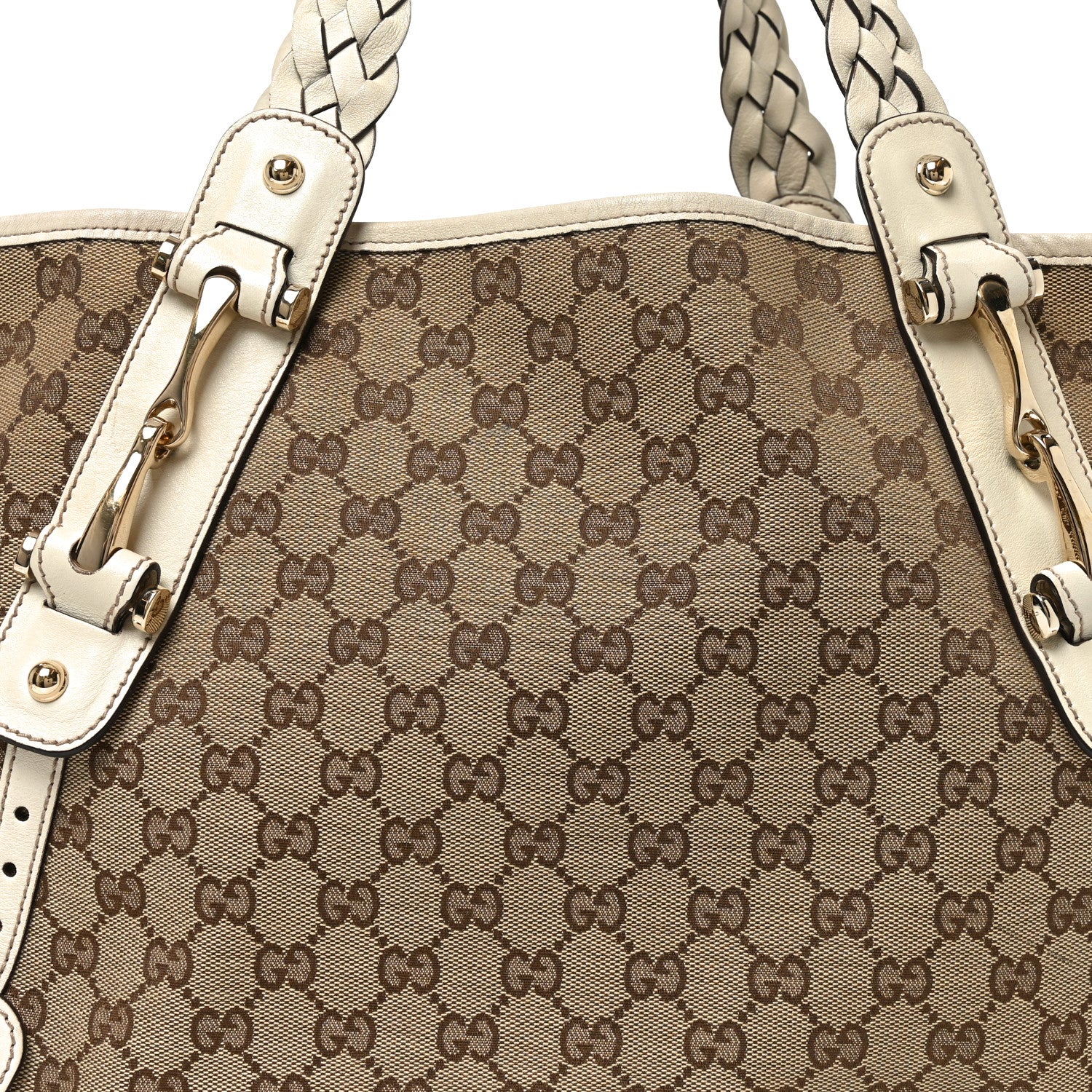 Gucci Monogram Medium Pelham Shoulder Bag  Off White 8 of 11