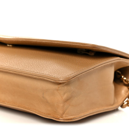 Chanel Caviar Timeless CC Wallet on Chain WOC Beige 11 of 12