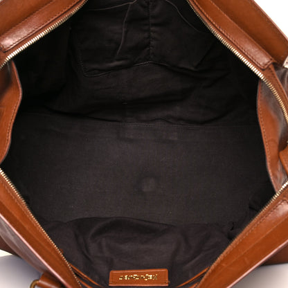 Saint Laurent Sheepskin Large Cabas ChYc Biscuit 4 of 13