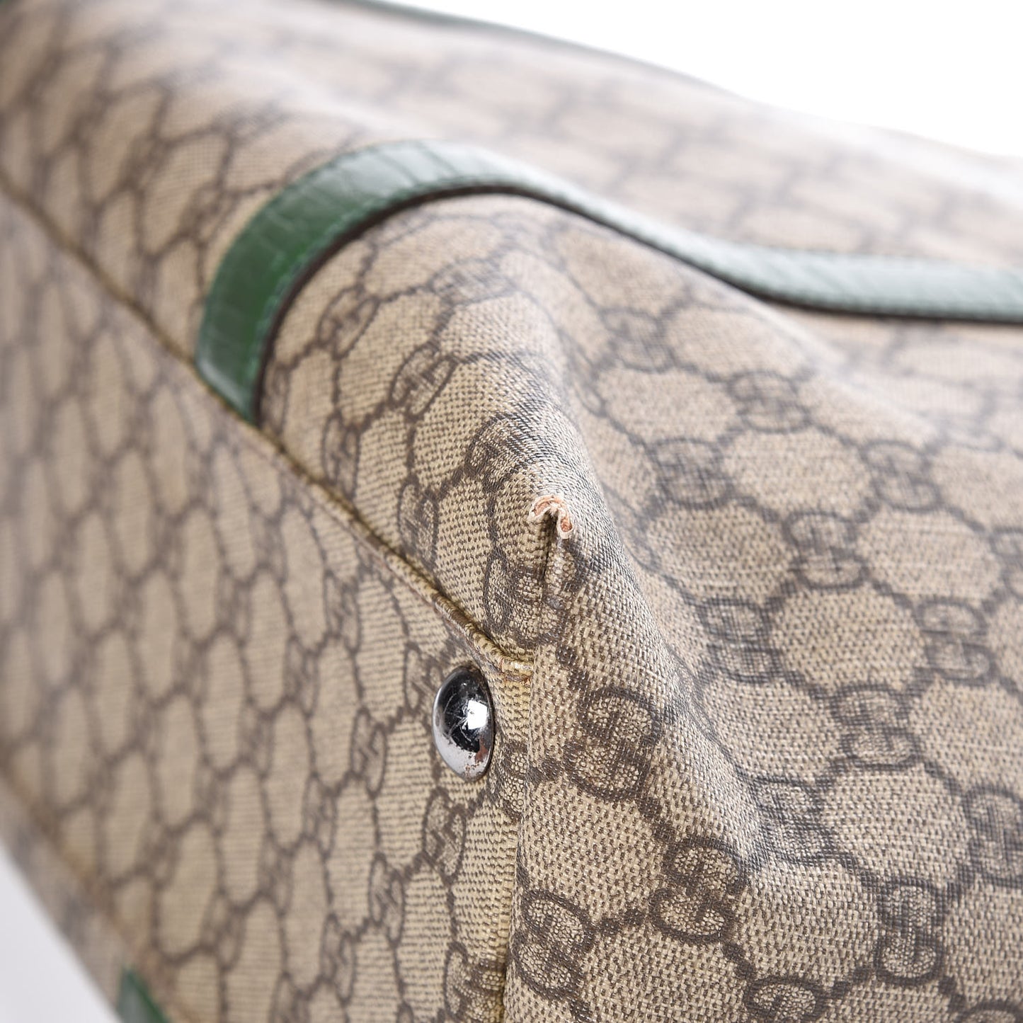 GG Plus Monogram Medium Joy Tote Green