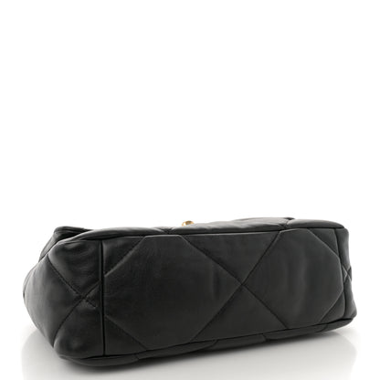 Chanel Lambskin Quilted Medium Chanel 19 Flap Black 4 of 11