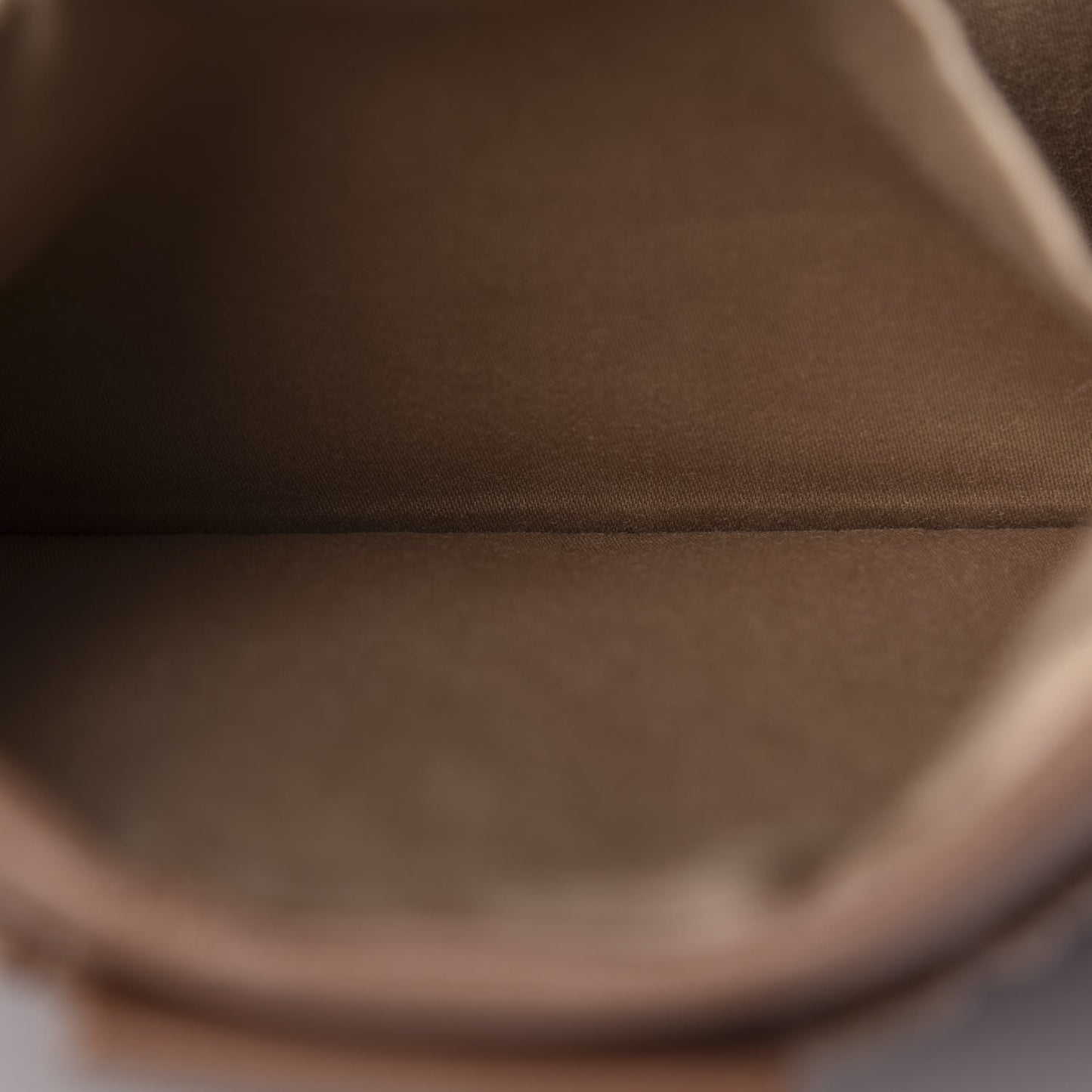 Nappa Matelasse Clutch Brown