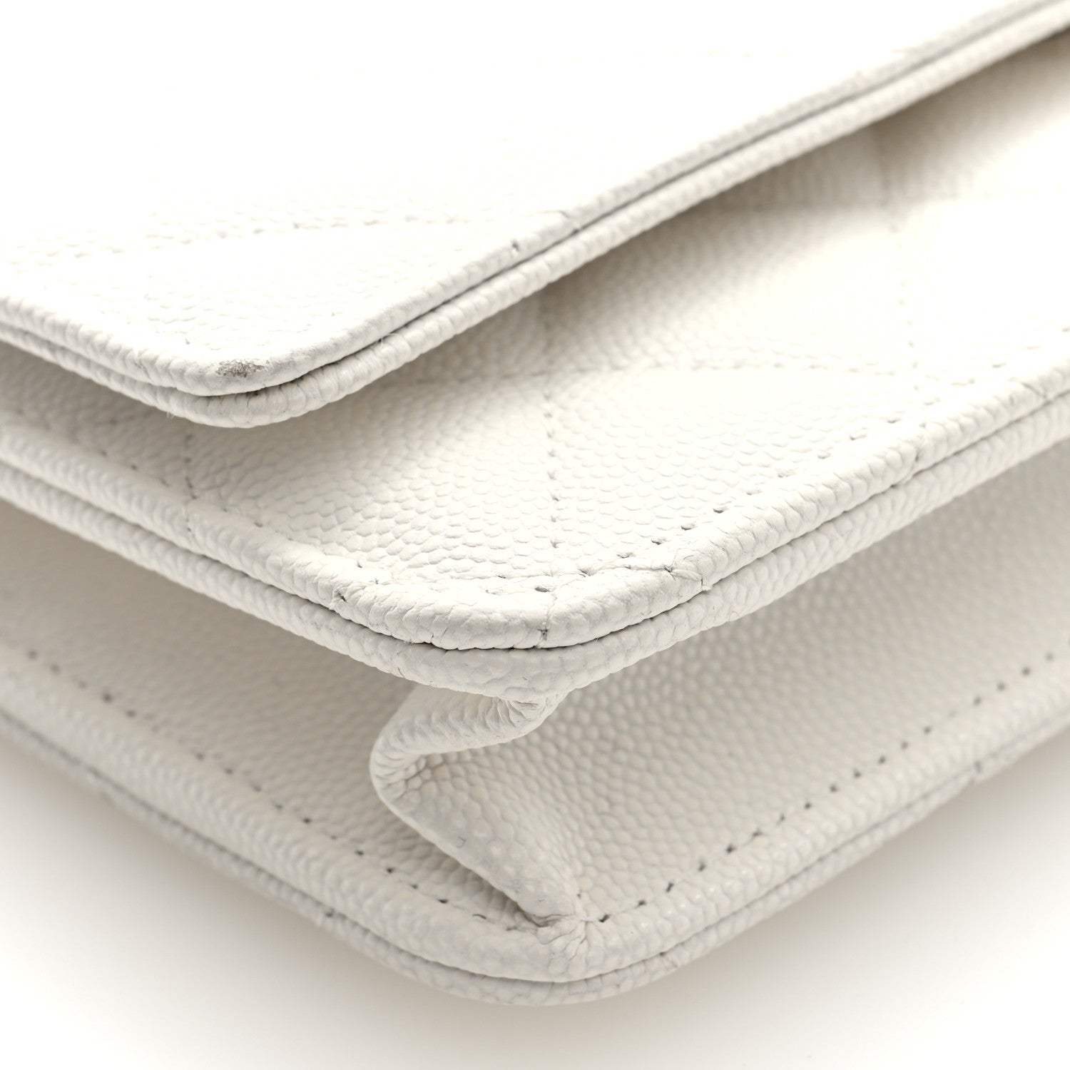Chanel Caviar Quilted Chanel 19 Wallet on Chain WOC White Pink 8 of 10