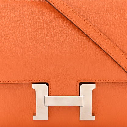 Hermes Chevre Mysore Verso Constance 18 Orange Rose Lipstick 8 of 11