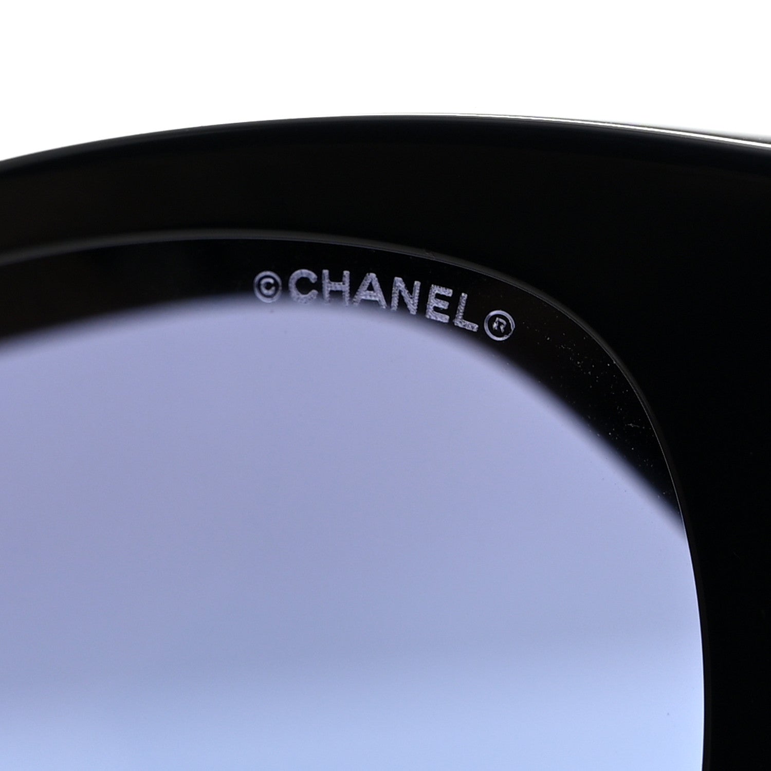 Chanel Acetate Enamel Heart Butterfly Sunglasses 5477-A Black 7 of 7