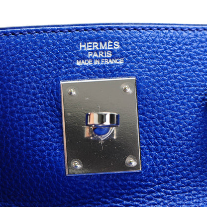 Hermes Togo Kelly Retourne 32 Bleu Electrique 9 of 25