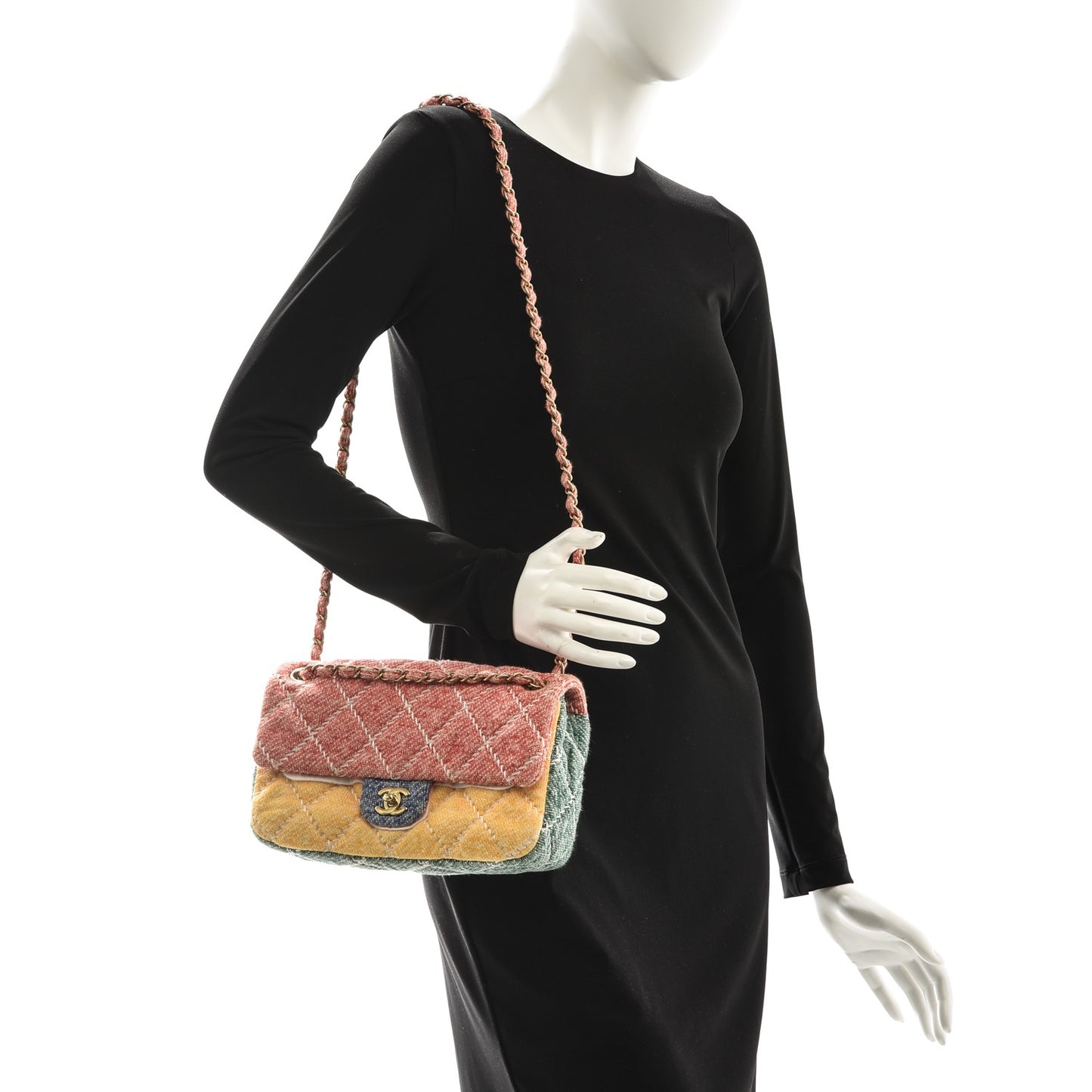 Jersey Quilted Medium Fabrics and Co Flap Multicolor