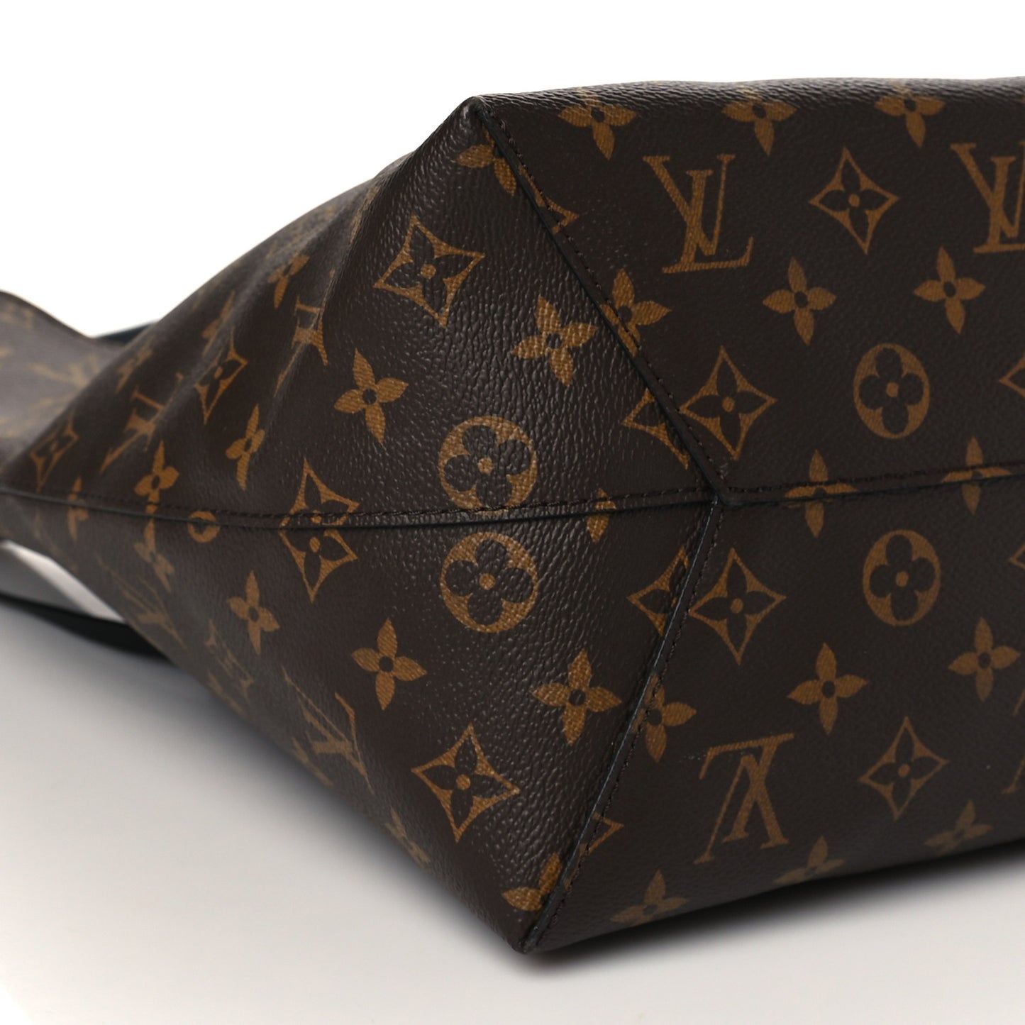 Monogram Flower Hobo Black