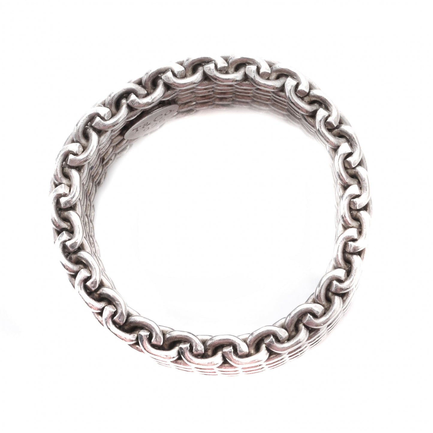 Sterling Silver Mesh Somerset Ring 9