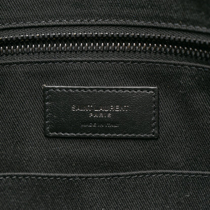 Saint Laurent Grained Calfskin Sac De Jour Briefcase Black 6 of 11