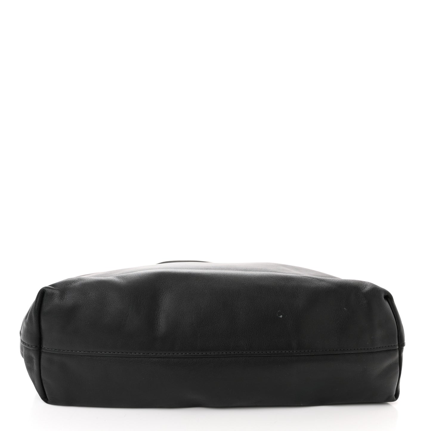 Soft Calf Shopping Tote Black